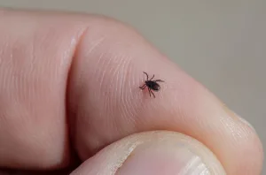 Checking for ticks on your pet is crucial for fall pet safety.